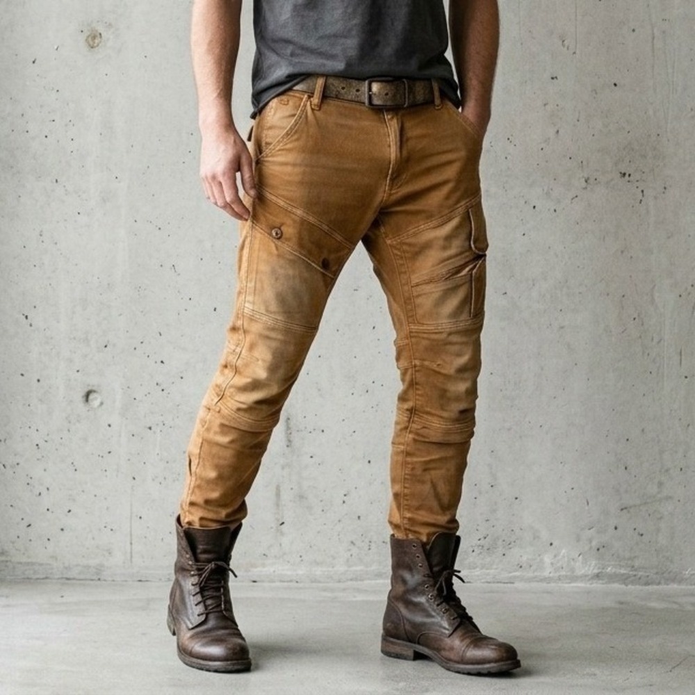 G-Star RAW Airblaze 3D Skinny Pants 30/30 Brown Cargo Utility Moto Gorpcore